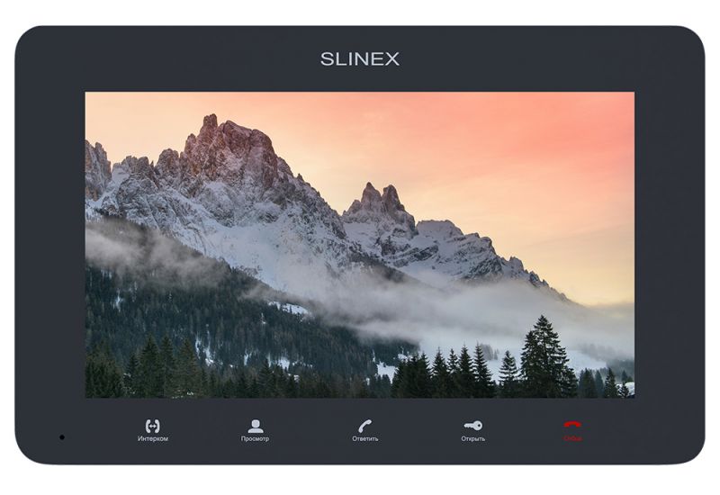 Slinex SM-07MHD Graphite AHD видеодомофон на 2 видеокамеры