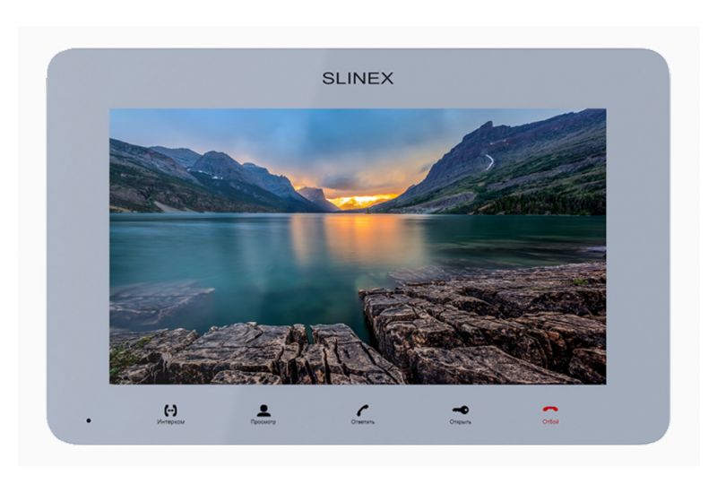 Slinex SM-07MHD Silver AHD видеодомофон на 2 видеокамеры